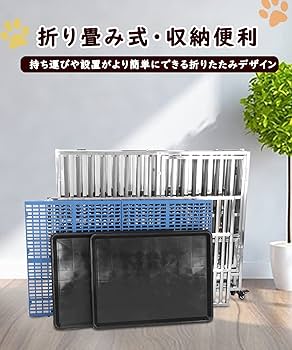 ステンレス製　ドッグゲージ（幅108ｘ奥行 72ｘ高さ92 cm）中型～大型犬用 ステンレス製 ドッグゲージ（幅108x奥行 72x高さ92 cm）中型